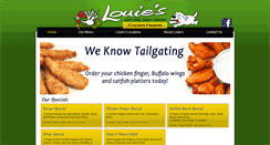 Desktop Screenshot of louieschickenfingers.com